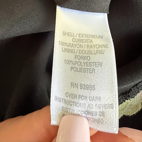 Vintage Petite Sophisticate Black Floral Midi Slip Dress Red Rose 6 Chiffon - Picture 6 of 10